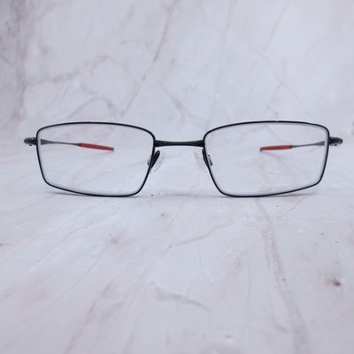 Oakley OX3136-0751 Polished Black Rectangular Eyeglasses Frames 51-19-140 Mens