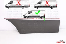 FOR MERCEDES SPRINTER W907 2019-2025 DRIVER SIDE REAR TRIM MOLDING COVER LEFT