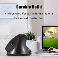 Vertical Mouse Wireless Rechargeable Gaming Mouse For Office  Gaming AMYB