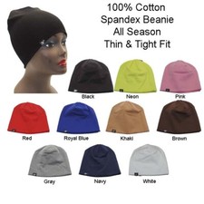 Cotton Beanie Sport Dome Short Beanie for All Season Tight FIT