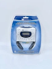 White-Westinghouse WCS-12456 Portable AM/FM Radio Cassette Player - NEW - Sealed