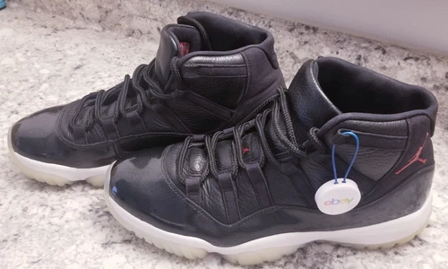 JORDAN 11 EXCELLENT 72-10 XI CONDITION NIKE AIR BRED BLACK RED WHITE BEAUTIFUL