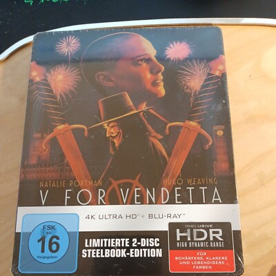 V wie Vendetta  Limited 4K Steelbook Edition   NEU OVP