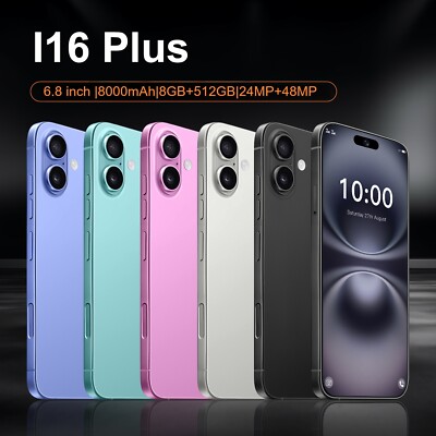 i16 Plus Mobile Smartphone Android 6.8