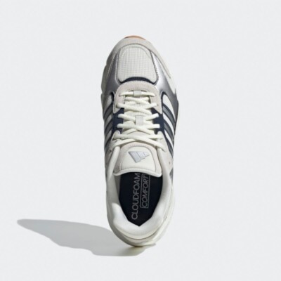 New adidas Crazychaos 2000 Off White Men\'s Shoes Size 9.5 Adidas CrazyChaos 2000 Off White/ Silver/ Legend Ink -Free  main image 3