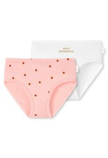 Girls hip briefs 2-pack economy pack size 104 116 128 140 Schiesser underwear briefs