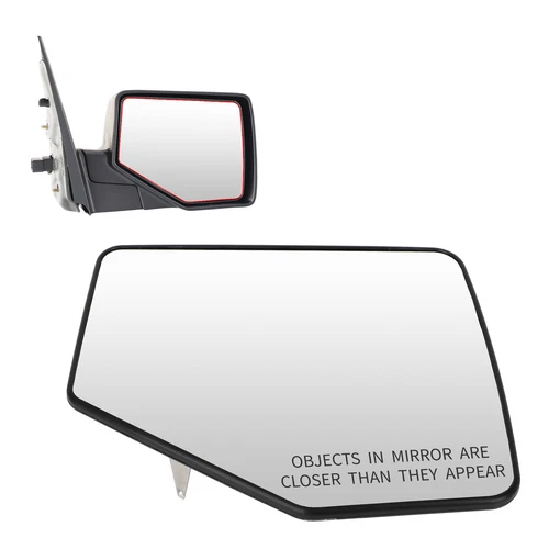 Mirror Glass For 2006-2010 Ford Explorer Passenger Side Chrome Convex
