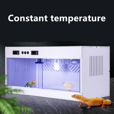 Premium PVC Reptiliengehege Reptilientank Glasterrarium 80x40x42cm NEU