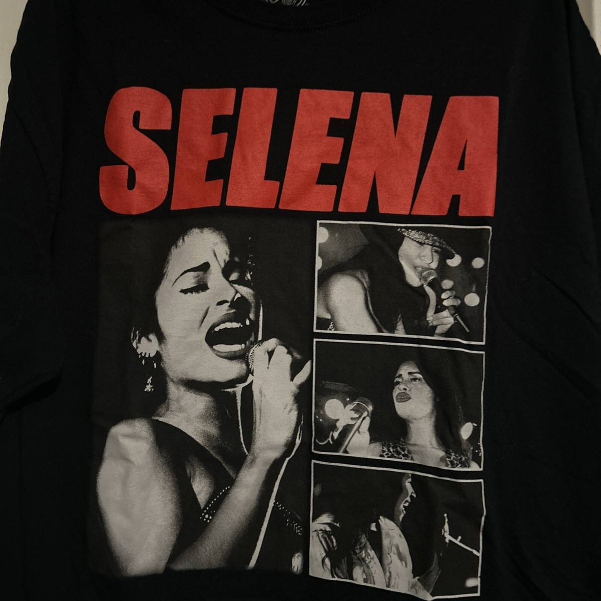 Vintage Selena Graphic T Shirt XL 90s Y2K Black Cotton Tee | eBay