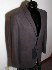 EGARA Brown Wool Blend Blazer Suit Jacket Men's Size XL NWT $199.00