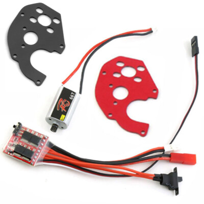 Racing 050 66T Brushed Motor ESC For Axial SCX24 90081 C10 1/24 RC Car Upgrade