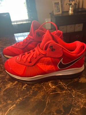 Size 11 - Nike LeBron 8 V/2 Low Solar Red