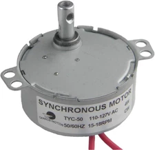 CHANCS Slow Speed Electric Motor TYC-50 110V 15-18RPM CW Micro Motor Turntable G