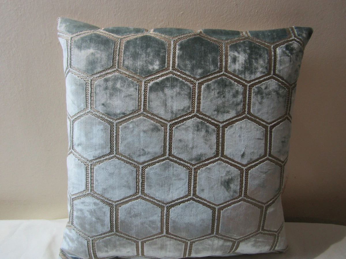 Silver cushion covers shop ebay