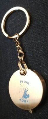 Key Chain With Picture Frame ~ Prom 2001