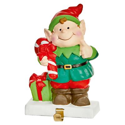 Weihnachtlicher Spaß Elf Strumpfhalter Kamin Sims Haken Dekoration