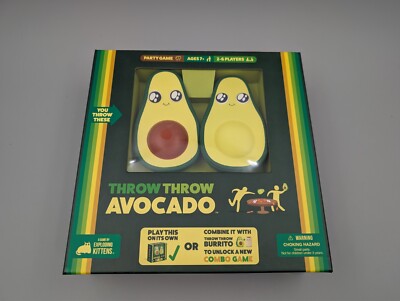 Throw Throw Avocado Game by Exploding Kittens Party Board Game - NEVER USED