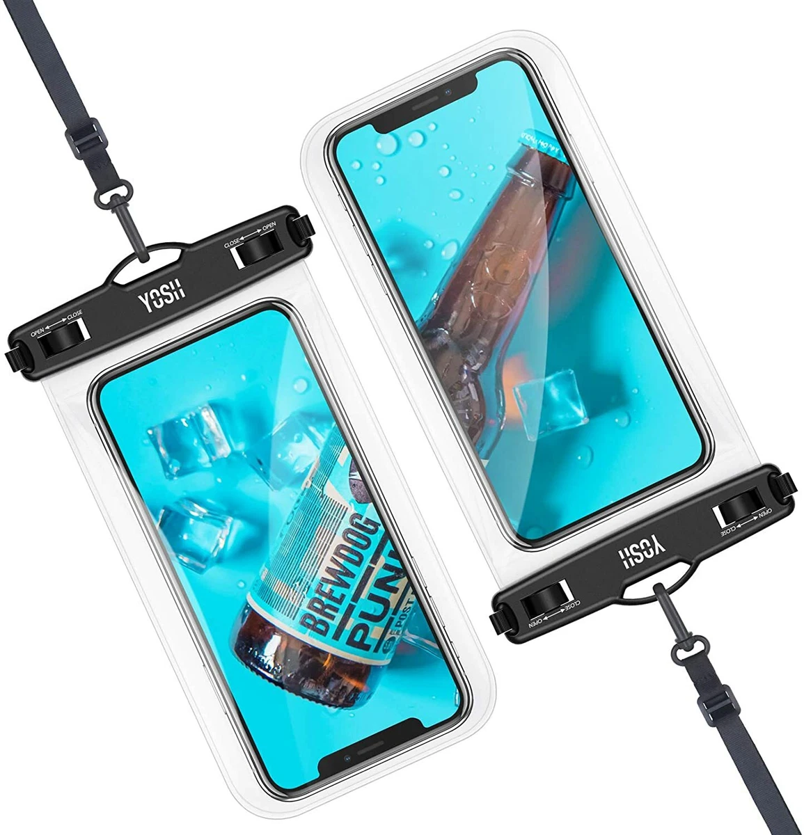 Floatable Waterproof Phone Case TPU 7.5 Inch Cell Phone Pouch