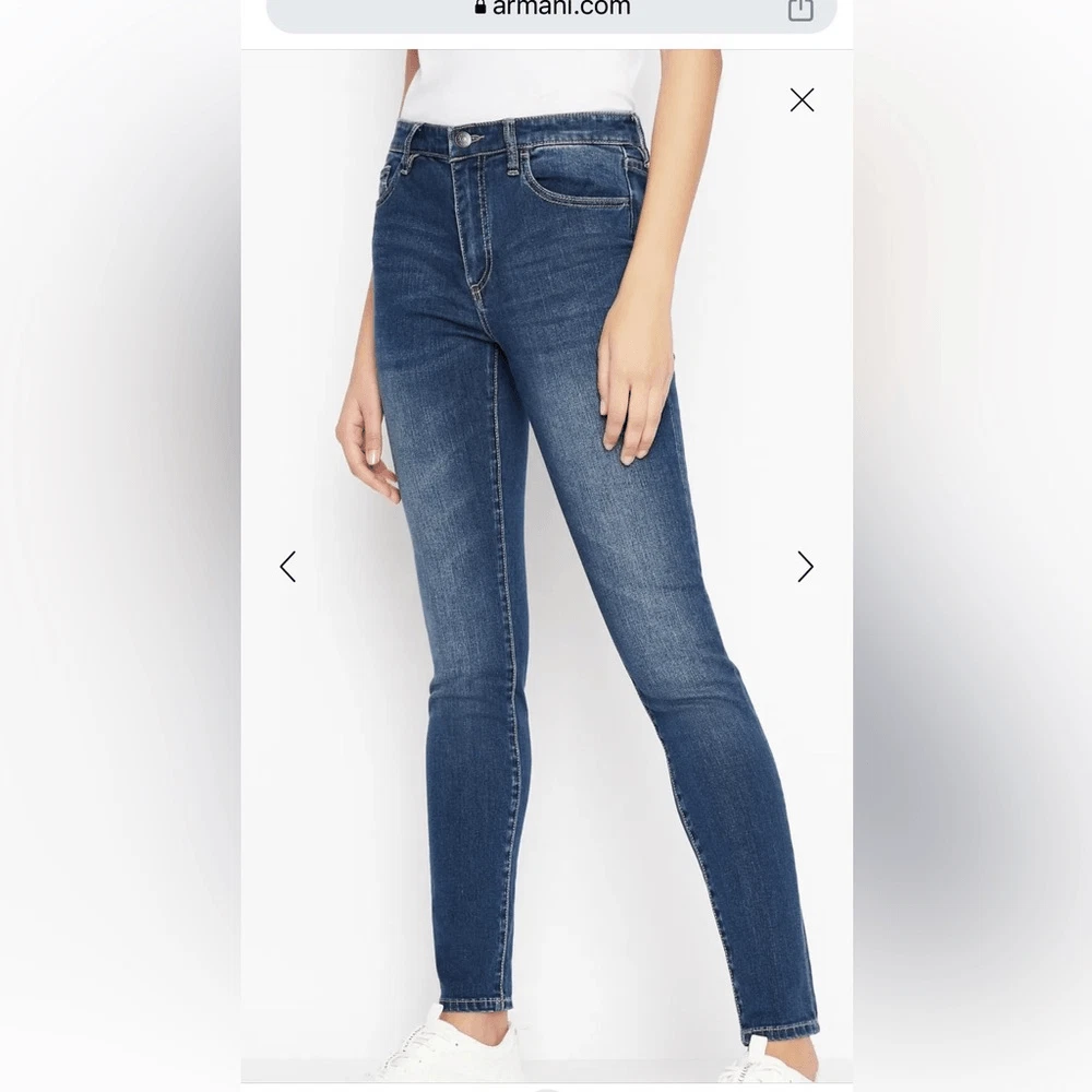 Armani stretch top skinny jeans