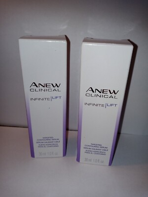 Lot of 2 Avon Anew Clinical Infinite Lift Targeted Contouring Serum 30ml 1.0 oz