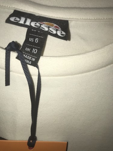 ELLESSE Women Long Sleeve Top, UK 10, Cream, Brand New - Picture 4 of 6
