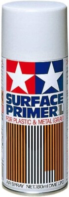 Tamiya Spray Paint Surface Primer Light Grey 6fl ounce(180ml)  TAM 87042
