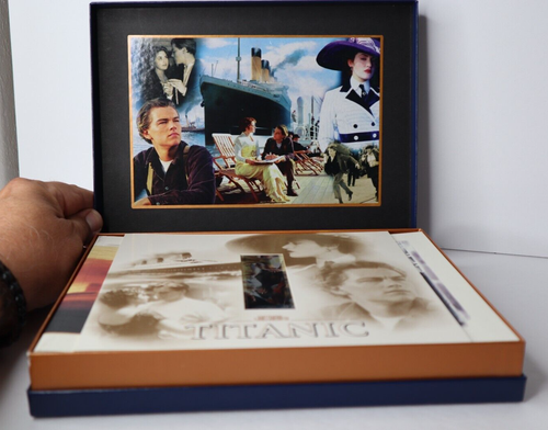 TITANIC COLLECTOR’S EDITION BOX Include 2 VHS Movie 1 Photo Book 1 Filmstrip - Picture 7 of 16