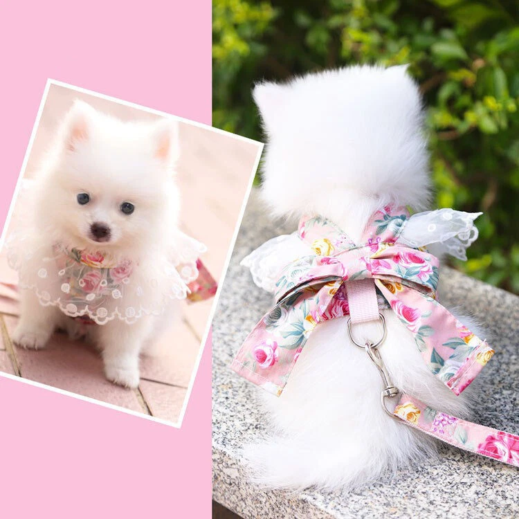 Small Pet Puppy Cat Dog Lace Princess Summer Tutu Dress Skirt Clothes Apparel - Image 2 of 4