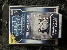 STAR WARS MINIATURES  - THE CLONE WARS  - SHOWDOWN AT TETH PALACE  - MAP PACK