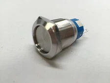 MARINE BOAT CAR TRAILER STAINLESS STEEL 304 12V 5A ON-OFF PUSH SWITCH BUTTON