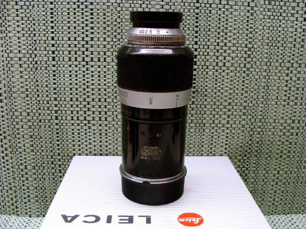 超レア★WOLLENSAK E.LEITZ 127mm f4.5Newyork E.Leitz N.Y - Wollensak Velostigmat-M 4.5/127mm Ser.II