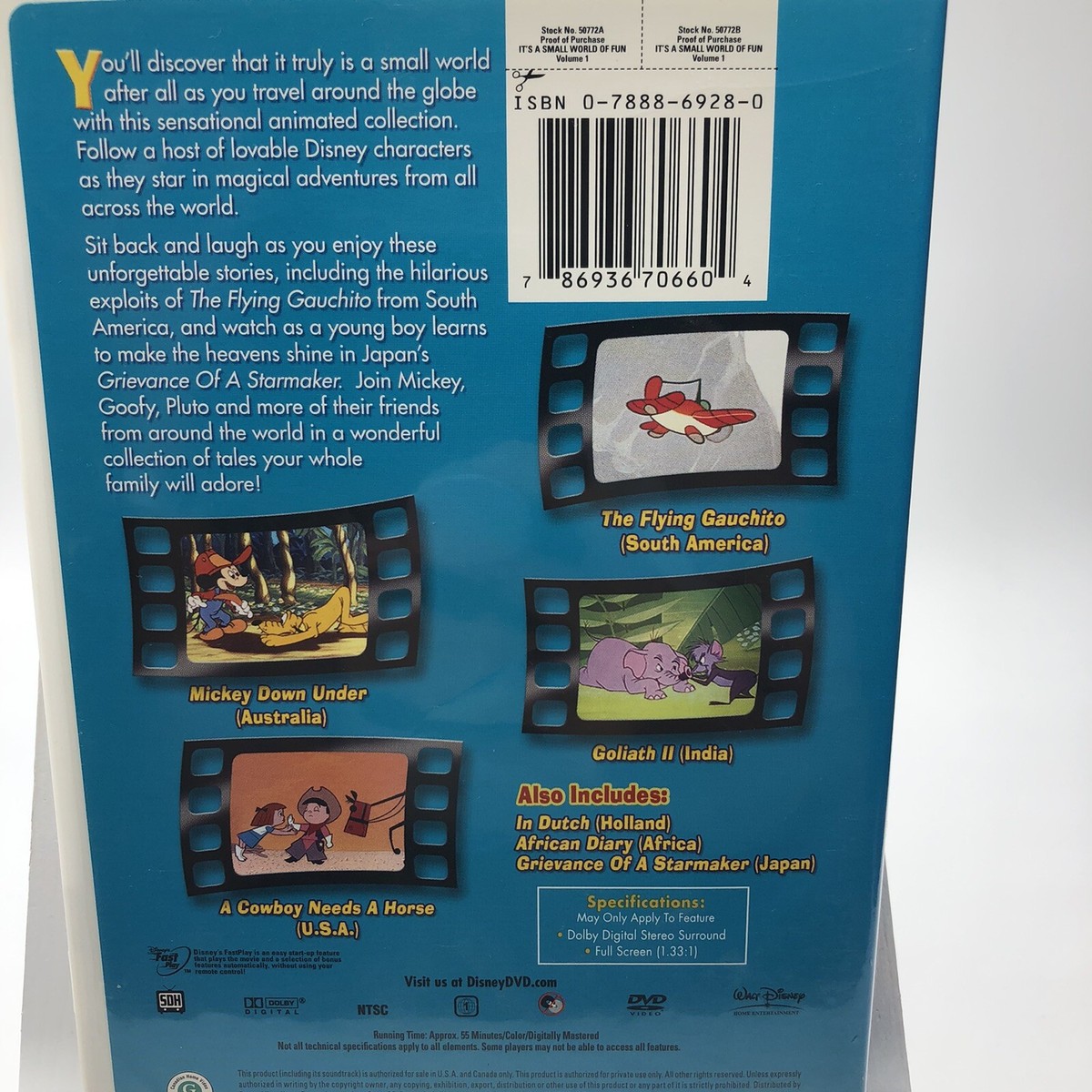 Walt Disney's Its a Small World of Fun - Vol. 1 (DVD, 2006