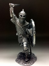 Tin toy soldiers Ancient Russian Warrior IX-X 54 mm figurine metal sculpture