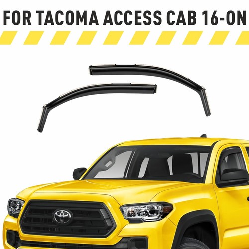 Rain Guards Vent Visors Shade For 2016 2023 Toyota Tacoma Access Cab EBay