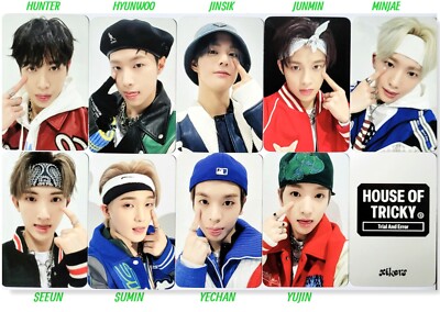 XIKERS HOUSE OF TRICKY TRIAL AND ERROR OFFICIAL POB PHOTOCARDS