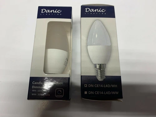 4W LED SES CANDLE LAMP (2 pack)