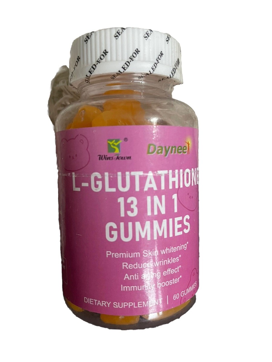 Daynee L-Glutathione 13 in 1 Gummies Skin 60 Gummies Anti-Aging UK STOCK