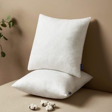 20x20 Pillow Inserts Set of 2 Square Decorative Throw Pillows Premium Fluffy ...