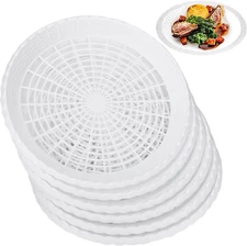 6 Pack Paper Plate Holder 9" Plastic Paper Plate Holders Reusable Plate Holders