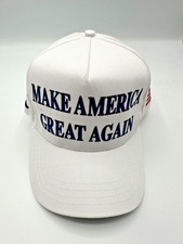 Official Make America Great Again Trump Cali Fame 2020 White Snapback Hat Cap
