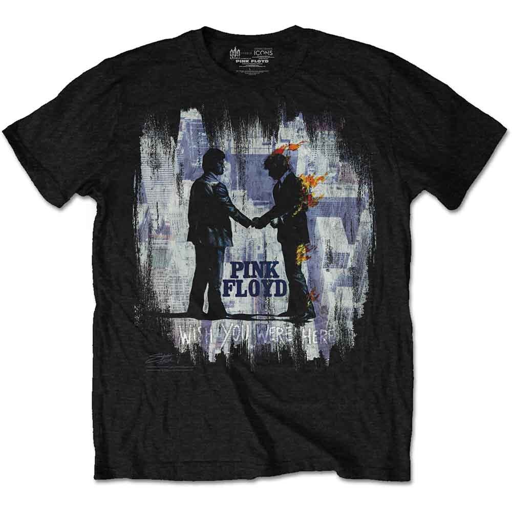 Pink Floyd Wish You Were Here Painting T-Shirt Black New | eBay