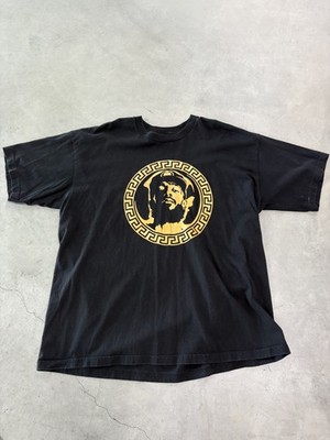 Pro 5 Black T-Shirt   Nipsey Hussle Gold Metallic Greek Key Graphic   3XL