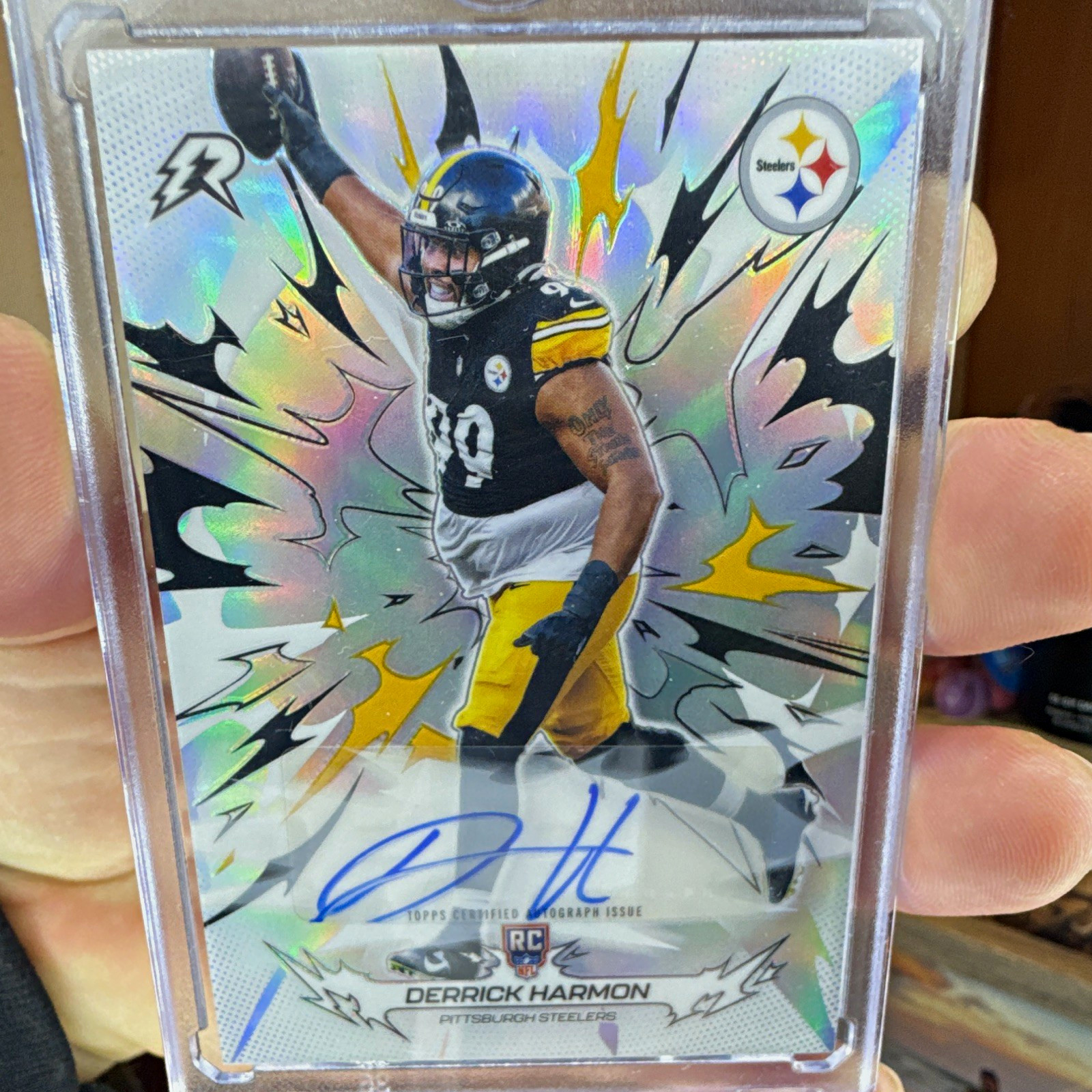 Topps 2025 Resurgence Rookies Derrick Harmon Steelers RC Auto Autographs #181