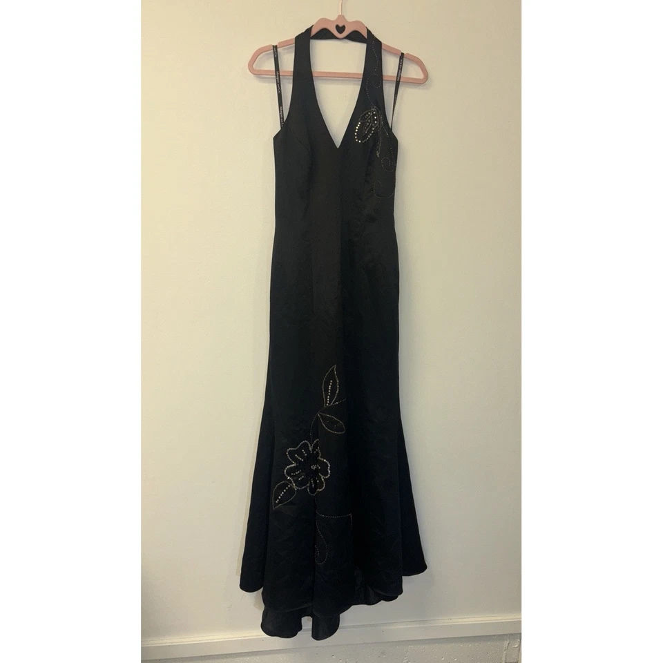 Vestido de graduación formal con cuentas Morgan & Co de colección talla 7/8 para mujer M Whimsigoth Fairy Foto 3 de 4