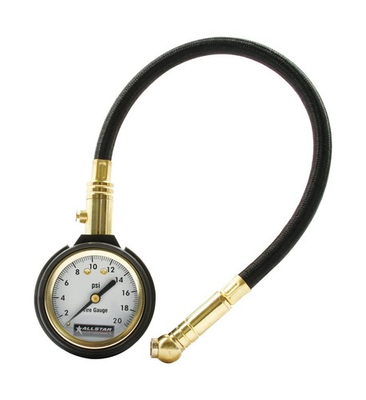 #ad Allstar Performance ALL44076 2quot; Face 12quot; Hose 0 20 PSI Range Tire Pressure Ga... $35.87