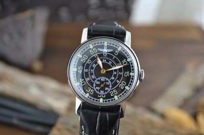 raketa Shturmanskie Aviator Vintage Soviet Antique Stainless steel Mens Watch