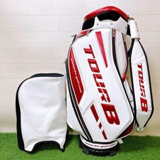 Bridgestone TOUR B Ai54 Miyazato Caddy Bag White Red 9.5