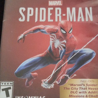 Marvel's Spider-Man PS4 T 2018 NTSC-U/C PS4 Pro Enhanced w/ Case