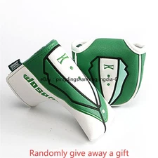 Green/White Suit Golf Putter Head Cover Blade/Mallet Headcover Selection magnet-