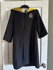 Harry Potter Hogwarts Black/yellow Cape, One Size, Length 38  